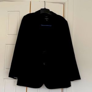 Talbots black knit Aberdeen blazer 18W